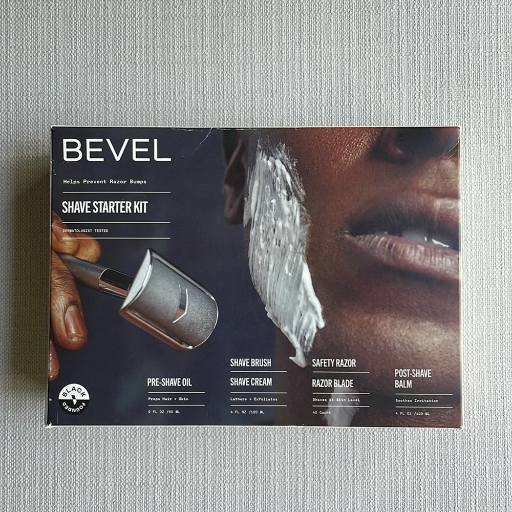 Bevel Shave Starter Kit New in box